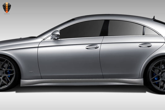 Extreme Dimensions Duraflex Eros Version 1 Side Skirts Compatible With 2006-2011 Mercedes CLS W219 - 2 Piece - 112067