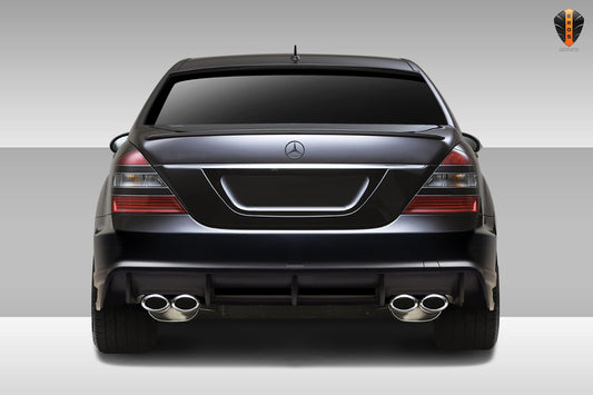 Extreme Dimensions Duraflex Eros Version 3 Rear Bumper Cover Compatible With 2007-2009 Mercedes S Class - 1 Piece - 112071