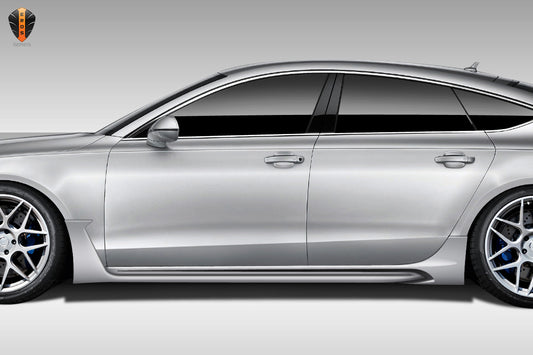 Extreme Dimensions Duraflex C7 Eros Version 1 Side Skirts Compatible with 2012-2018 Audi A7 - 2 Piece - 112119