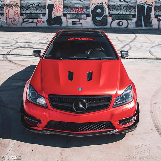 Extreme Dimensions Duraflex Black Series Look Hood Compatible With 2012-2014 Mercedes C Class - 1 Piece - 112200