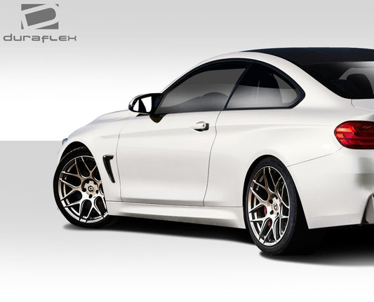 Extreme Dimensions Duraflex M4 Look Side Skirts Compatible With 2014-2020 BMW 4 Series F32 - 2 Piece - 112228