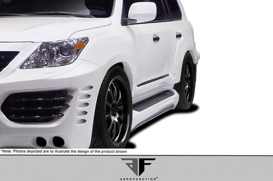 Aero Function AF-1 Wide Body Side Skirts Compatible With 2008-2015 Lexus LX - 2 Piece - 112291
