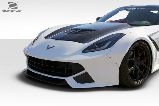 Extreme Dimensions Duraflex Gran Veloce Front Bumper Cover Compatible With 2014-2019 Chevrolet Corvette - 1 Piece - 112424