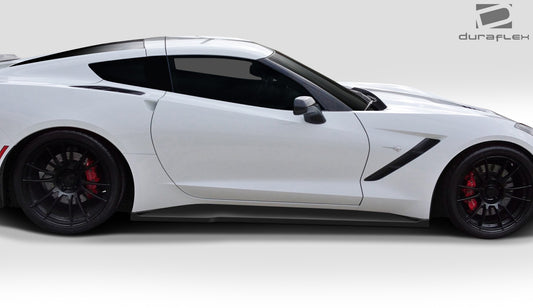 Extreme Dimensions Duraflex Gran Veloce Side Skirts Compatible With 2014-2019 Chevrolet Corvette - 2 Piece - 112425