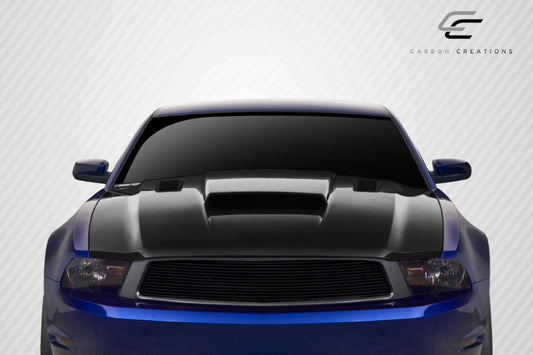 Carbon Creations CVX Hood Compatible With 2010-2012 Ford Mustang - 1 Piece - 112477