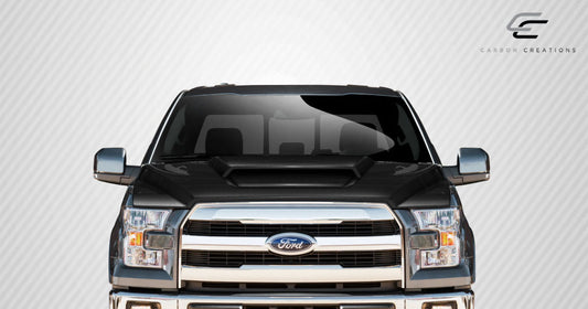 Carbon Creations Grid Hood Compatible With 2015-2020 Ford F20150 - 1 Piece - 112584