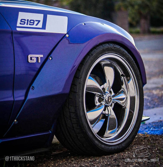 Extreme Dimensions Duraflex Circuit 75mm Front Fenders Flare Compatible With 2010-2014 Ford Mustang - 112623