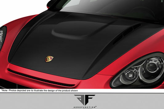 Aero Function AF-3 Hood Compatible With 2011-2014 Porsche Cayenne - 1 Piece - 112696
