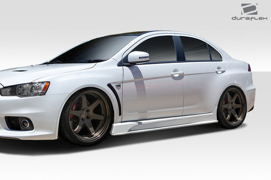 Extreme Dimensions Duraflex VR-S Side Skirts Compatible With 2008-2017 Mitsubishi Lancer - 2 Piece - 112753