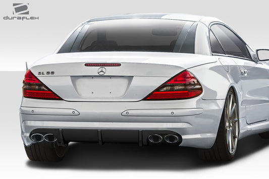 Extreme Dimensions Duraflex L Sport Rear Lip Add On Spoiler Compatible With 2003-2006 Mercedes SL - Mercedes - 1 Piece - 112755