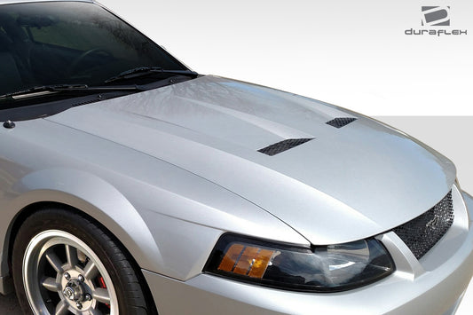 Extreme Dimensions Duraflex Cobra Look Hood Compatible With 1999-2004 Ford Mustang - 1 Piece - 112775