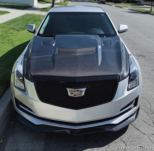 Carbon Creations AC-1 Hood Compatible With 2012-2019 Cadillac ATS - 1 Piece - 112972