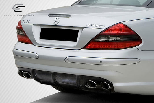 Carbon Creations L Sport Rear Lip Add On Spoiler Compatible With 2003-2006 Mercedes SL - Mercedes - 1 Piece - 112989