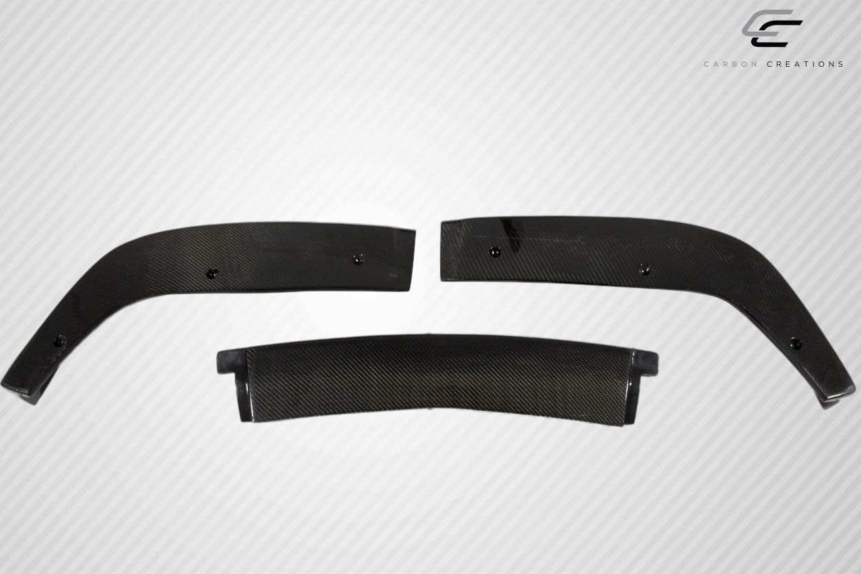 Carbon Creations Chronos Front Lip Spoiler Compatible With 2008-2015 Infiniti G Coupe - 3 Piece - 113002