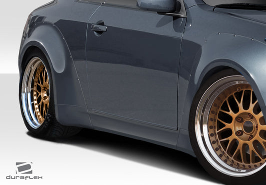 Extreme Dimensions Duraflex Circuit 75mm Rear Fenders Flares Caps Compatible With 2003-2007 G Coupe G35 Non-Sport - 2 Piece - 113036