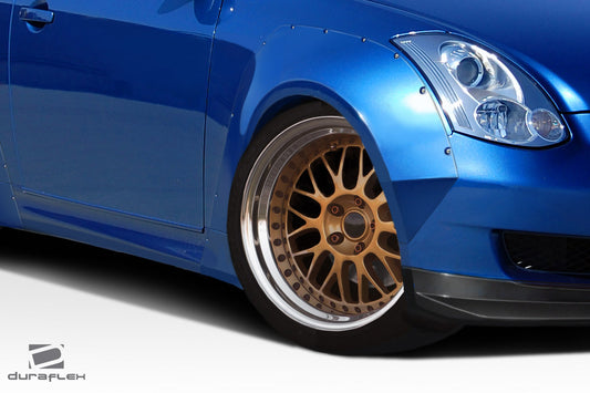 Extreme Dimensions Duraflex Circuit Front Fenders Flare Compatible With 2003-2007 Infiniti G Coupe - 2 Piece - 113038