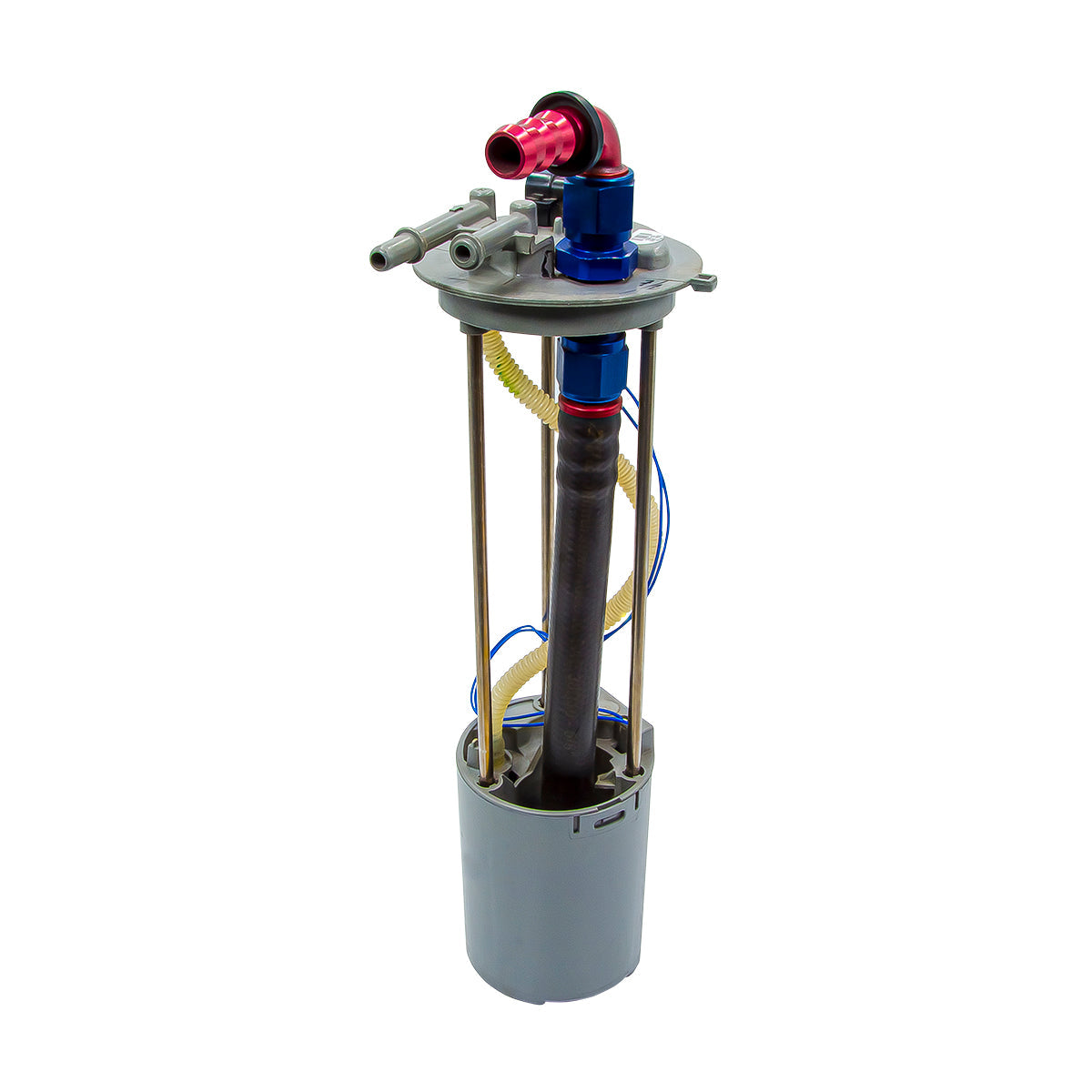 2001-2005 GM 6.6L Duramax Billet Aluminum Fuel Pickup with lift pump fittings, hose and clamps ppepower