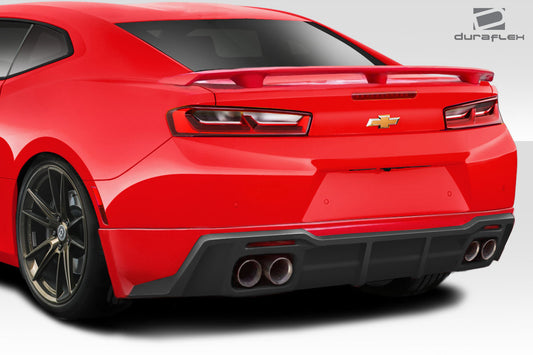 Extreme Dimensions Duraflex Racer Rear Lip Add On Spoiler Compatible With 2016-2018 Chevrolet Camaro V8 - 1 Piece - 113287