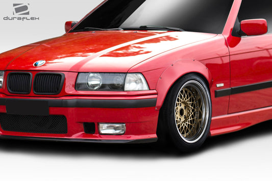 Extreme Dimensions Duraflex RBS Front Fenders Flare Compatible With 1992-1998 BMW 3 Series - 2 Piece - 113676