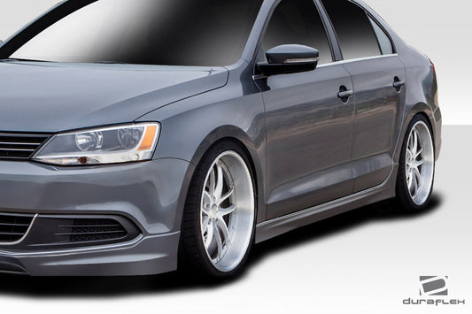 Extreme Dimensions Duraflex Votex Look Side Skirts Compatible With 2011-2014 Volkswagen Jetta - 2 Piece - 113724