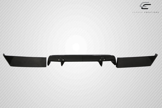 Carbon Creations Circuit Rear Lip Add On Spoiler Compatible With 2008-2014 Dodge Challenger - 3 Piece - 113982