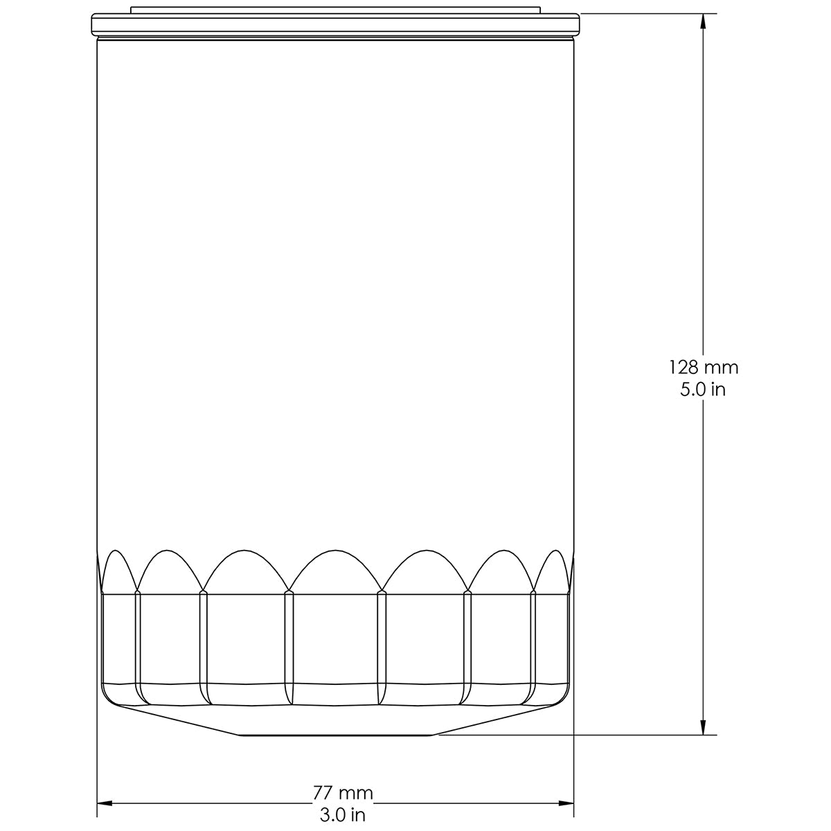 Premium High-Efficiency Engine Oil Filter Replaces PF48 PF63 FL500S MO339 - PPE - Pacific Performance Engineering