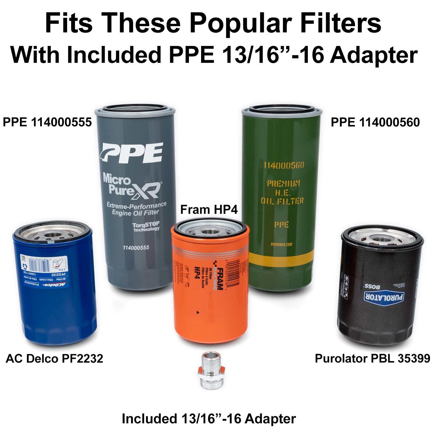 Oil Filter Mount Aluminum Billet ppepower
