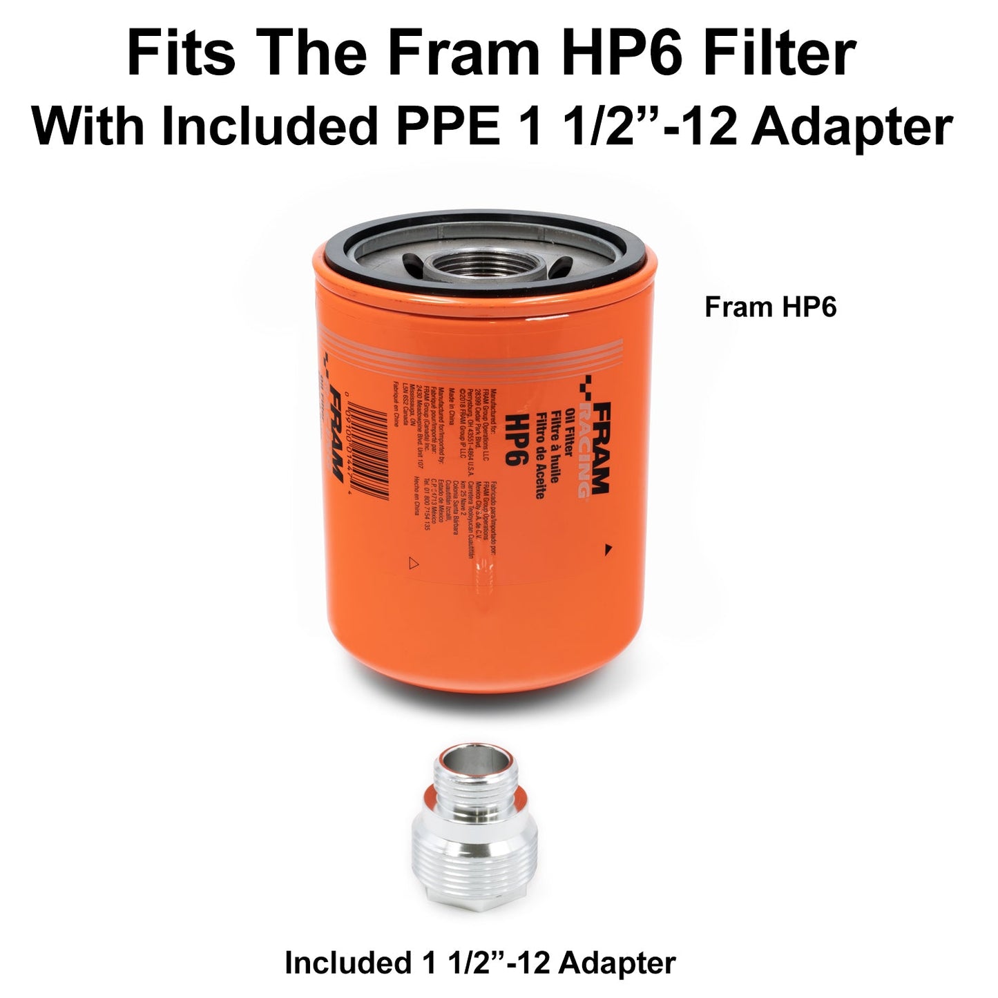 Oil Filter Mount Aluminum Billet ppepower