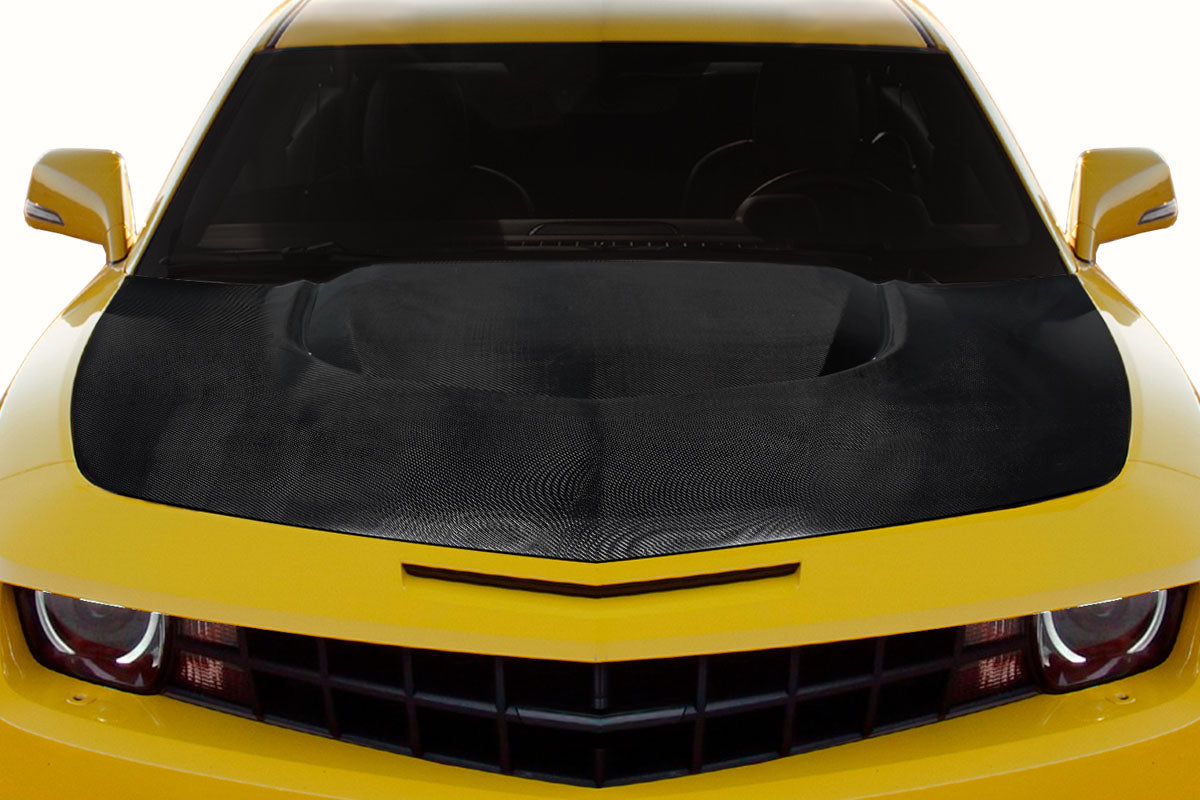 Carbon Creations ZL1 Version 2 Hood Compatible With 2010-2015 Chevrolet Camaro - 1 Piece - 114067