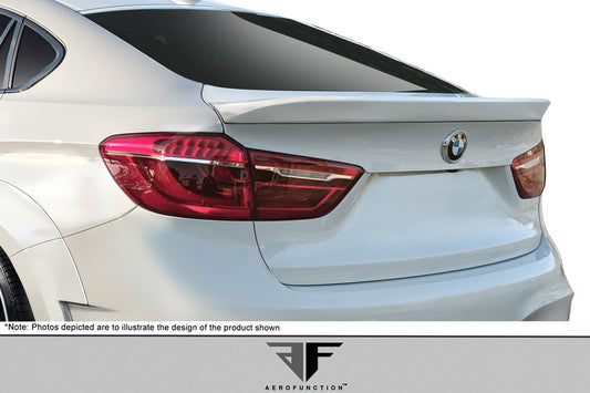 Aero Function AF-1 Trunk Wing Spoiler Compatible With 2015-2019 BMW X6 - 1 Piece - 114160