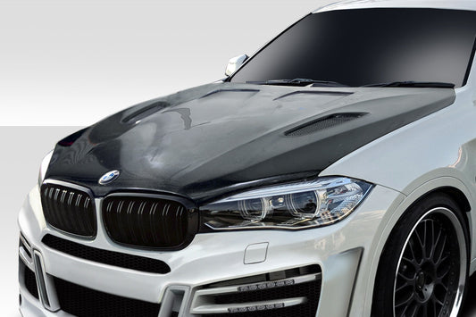 Aero Function AF-1 Carbon Hood Compatible With 2015-2019 BMW X6 - 1 Piece - 114162