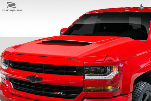 Extreme Dimensions Duraflex GMX Hood Compatible With 2016-2018 Chevrolet Silverado - 1 Piece - 114232
