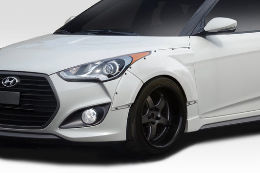 Extreme Dimensions Duraflex Envision Front Fenders Flare Compatible With 2012-2017 Hyundai Veloster - 4 Piece - 114305