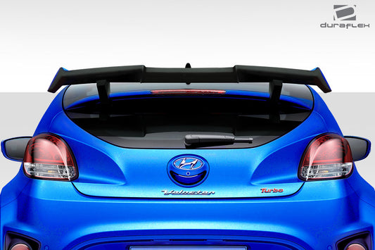 Extreme Dimensions Duraflex MR Wing Spoiler Compatible With 2012-2017 Hyundai Veloster - 3 Piece - 114307