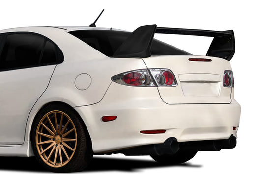 Extreme Dimensions Duraflex Evo 8 Look Wing Spoiler Compatible With 2003-2008 Mazda 6 - 3 Piece - 114339