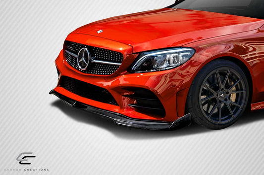 Carbon Creations DriTech Fortune Front Lip Spoiler Compatible With 2015-2021 Mercedes C Class W025 - 1 Piece - 114375