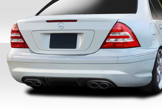 Extreme Dimensions Duraflex L-Sport Rear Lip Add On Spoiler Compatible With 2001-2007 Mercedes C Class - 1 Piece - 114411