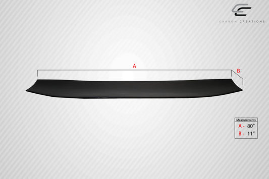 Carbon Creations Universal VRX Wing Spoiler Body Kit - 3 Piece - 114478