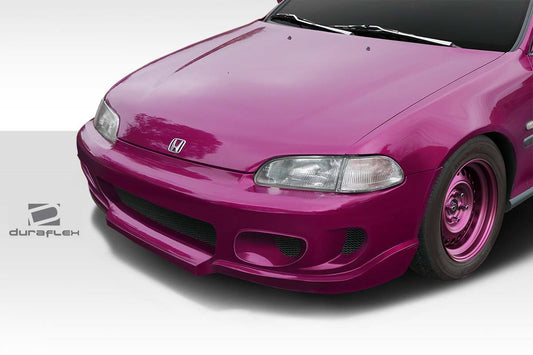 Extreme Dimensions Duraflex VRS Front Bumper Cover Compatible With 1992-1995 Honda Civic - 1 Piece - 114731
