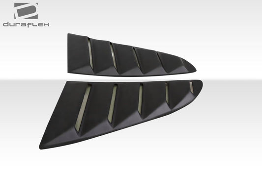 Extreme Dimensions Duraflex KT Window Scoops Compatible With 2015-2023 Ford Mustang - 2 Piece - 114809
