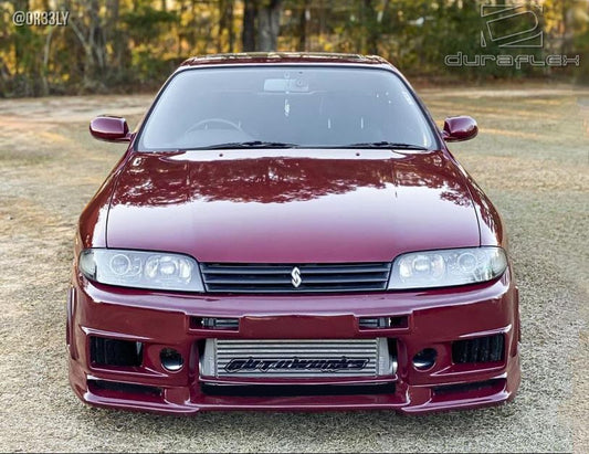 Extreme Dimensions Duraflex N-1 Front Bumper Cover Compatible With 1995-1998 Nissan Skyline - 1 Piece - 114827