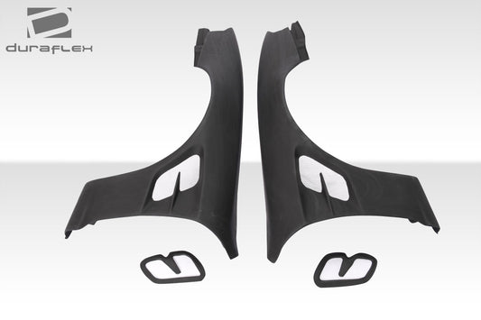Extreme Dimensions Duraflex Supercool Wide Body Front Fenders Compatible With 1997-1998 Nissan 240SX - 2 Piece - 114854