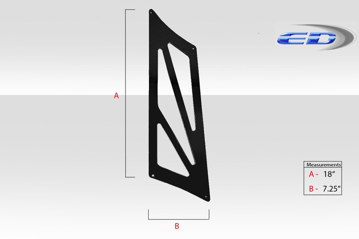 Duraflex Replacement for Universal Tall 19" VRX Wing Stands - 4 Piece ( Includes bottom mounting bracket ) - 114996