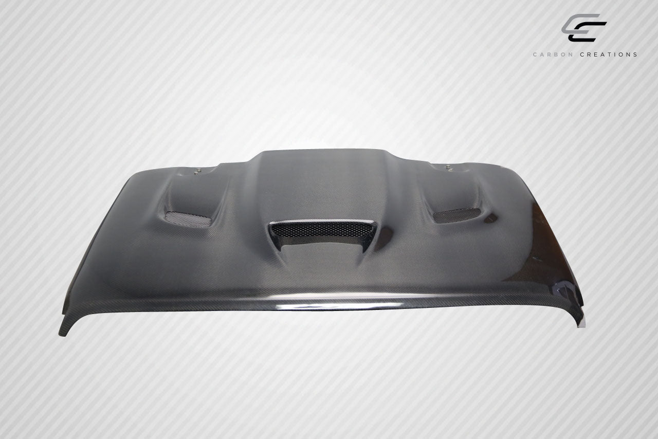 Carbon Creations Hellcat Hood Compatible With 2019-2023 Jeep Wrangler JL Gladiator JT - 1 Piece - 115008