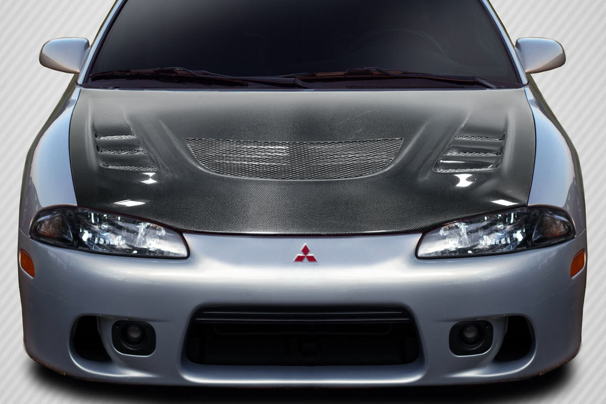 Carbon Creations Evo GT Hood Compatible With 1995-1999 Mitsubishi Eclipse - 1 Piece - 115128