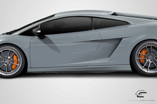 Carbon Creations LP570 Look Side Skirts Compatible With 2004-2013 Lamborghini Gallardo - 2 Piece - 115145