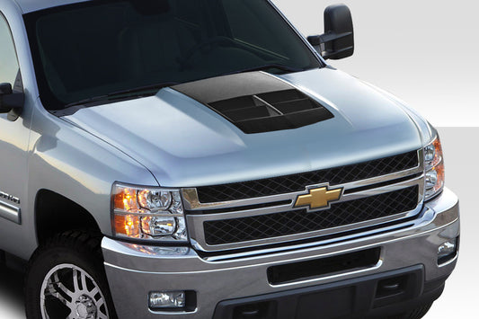 Extreme Dimensions Duraflex ZL1 Look Hood Compatible With 2007-2013 Chevrolet Silverado - 1 Piece - 115174