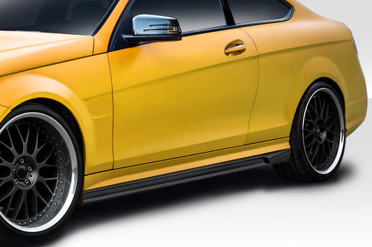 Aero Function AF-1 Side Skirts Rocker Panels Compatible With 2008-2014 Mercedes C Class - 2 Piece - 115236