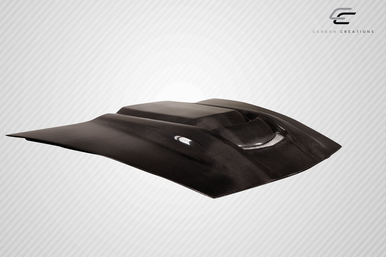 Carbon Creations ZR1 V2 Hood Compatible With 2005-2013 Chevrolet Corvette - 1 Piece - 115346