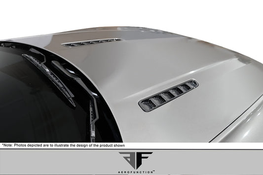 Aero Function AF-1 Carbon Hood Vents Compatible With 2006-2017 Aston Martin Vantage - 2 Piece - 115420